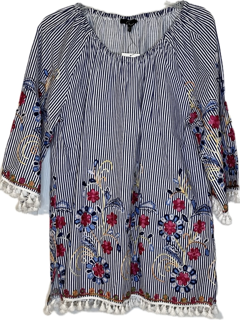 Calessa Embroidered Boho Top